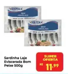 Semar Supermercado Sardinha Laje Eviscerada Bom Peixe oferta
