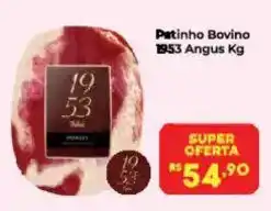 Semar Supermercado Patinho Bovino 1953 Angus Kg oferta