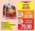 Atacadão Frimesa - linguiça toscana congelada oferta