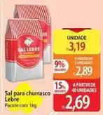 Atacadão Lebre - sal para churrasco oferta