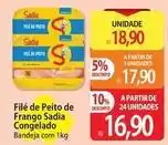Atacadão Sadia - filé de peito de frango congelado oferta
