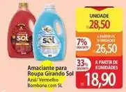Atacadão Sol - amaciante para roupa girando oferta