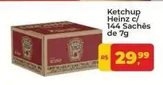 Tonin Superatacado Heinz - ketchup c/ 144 sachês de 7g oferta