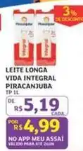 Assaí Atacadista Vida - leite longa integral oferta