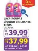 Assaí Atacadista Brilhante - lava-roupas líquido tipos oferta