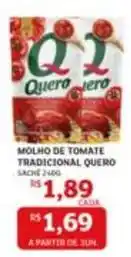 Assaí Atacadista Quero - molho de tomate tradicional oferta