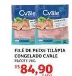 Assaí Atacadista C-vale - filé de peixe tilápia congelado oferta