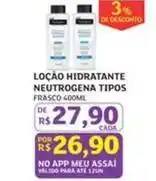 Assaí Atacadista Neutrogena - locao hidratante tipos oferta