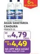 Assaí Atacadista Candura - água sanitária oferta