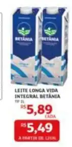 Assaí Atacadista Betânia - leite longa vida integral oferta