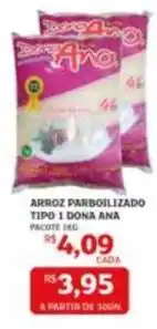 Assaí Atacadista Ana - arroz parboilizado tipo 1 dona oferta