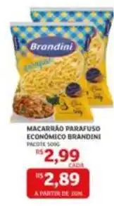 Assaí Atacadista Brandini - macarrão parafuso económico oferta
