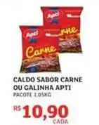 Assaí Atacadista Apti - caldo sabor carne ou galinha oferta