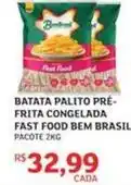Assaí Atacadista Bem brasil - batata palito pré- frita congelada fast food oferta