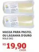 Assaí Atacadista Massa - para pastel ou lasanha d'ouro oferta