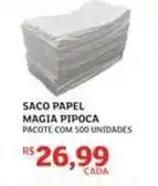 Assaí Atacadista Pacote - saco papel magia pipoca oferta