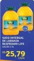 Assaí Atacadista Life - suco intergal de laranja resfriado oferta