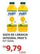 Assaí Atacadista Prat's - suco de laranja integral oferta