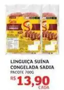 Assaí Atacadista Sadia - linguiça suína congelada oferta