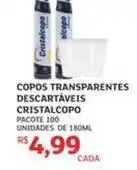 Assaí Atacadista Cristalcopo - copos transparentes descartaveis oferta