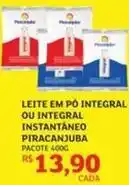 Assaí Atacadista Piracanjuba - leite em po integral ou integral instanáneo oferta