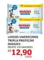 Assaí Atacadista Huggies - lenços umedecidos tripla proteção oferta