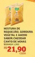 Canto de minas - mistura de requeijão, gordura vegetal e amido sabor cheddar