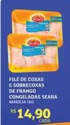 Assaí Atacadista Seara - filé de coxas e sobrecoxas de frango congeladas oferta