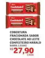 Assaí Atacadista Harald - cobertura fracionada sabor chocolate ao leite confeiteiro oferta