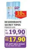 Assaí Atacadista De - desodorante secret tipos oferta