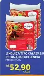 Assaí Atacadista Excelencia - linguiça tipo calabres/ defumada excelência oferta