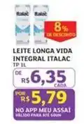 Assaí Atacadista Italac - leite longa vida integral oferta