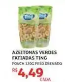 Assaí Atacadista Ting - azeitonas verdes fatiadas oferta