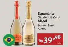 Novo Atacarejo Garibaldi - espumante garibalde zero álcool oferta