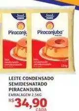 Assaí Atacadista Piracanjuba - leite condensado semidesnatado oferta