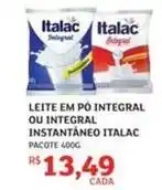 Assaí Atacadista Italac - leite em pó integral ou integral instantâneo oferta