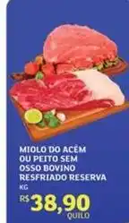 Assaí Atacadista Miolo - do acém ou peito sem osso bovino resfriado reserva oferta