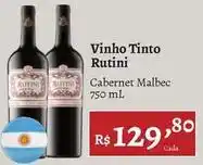 Novo Atacarejo Rutini - vinho tinto oferta