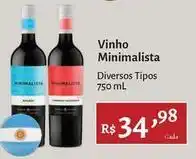 Novo Atacarejo Minimalista - vinho oferta