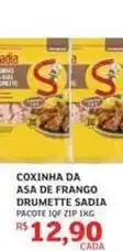 Assaí Atacadista Sadia - coxinha da asa de frango drumette oferta