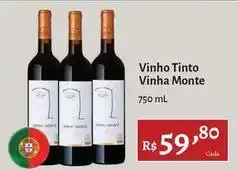 Novo Atacarejo Vinha monte - vinho tinto oferta