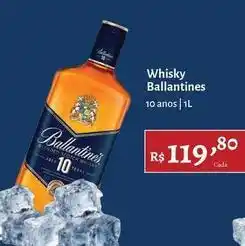 Novo Atacarejo Ballantine´s - whisky oferta