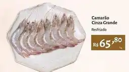 Novo Atacarejo Camarão cinza grande oferta