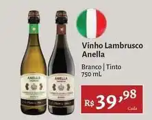 Novo Atacarejo Anella - vinho lambrusco oferta
