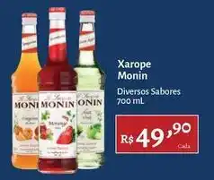 Novo Atacarejo Monin - xarope oferta