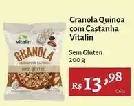 Novo Atacarejo Vitalin - granola quinoa com castanha sem glúten oferta