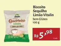 Novo Atacarejo Vitalin - biscoito sequilho limao oferta