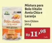 Novo Atacarejo Vitalin - mistura para bolo aveia chia e laranja oferta