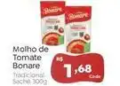 Novo Atacarejo Bonare - molho de tomate oferta