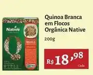 Novo Atacarejo Native - quinoa branca em flocos orgânica oferta